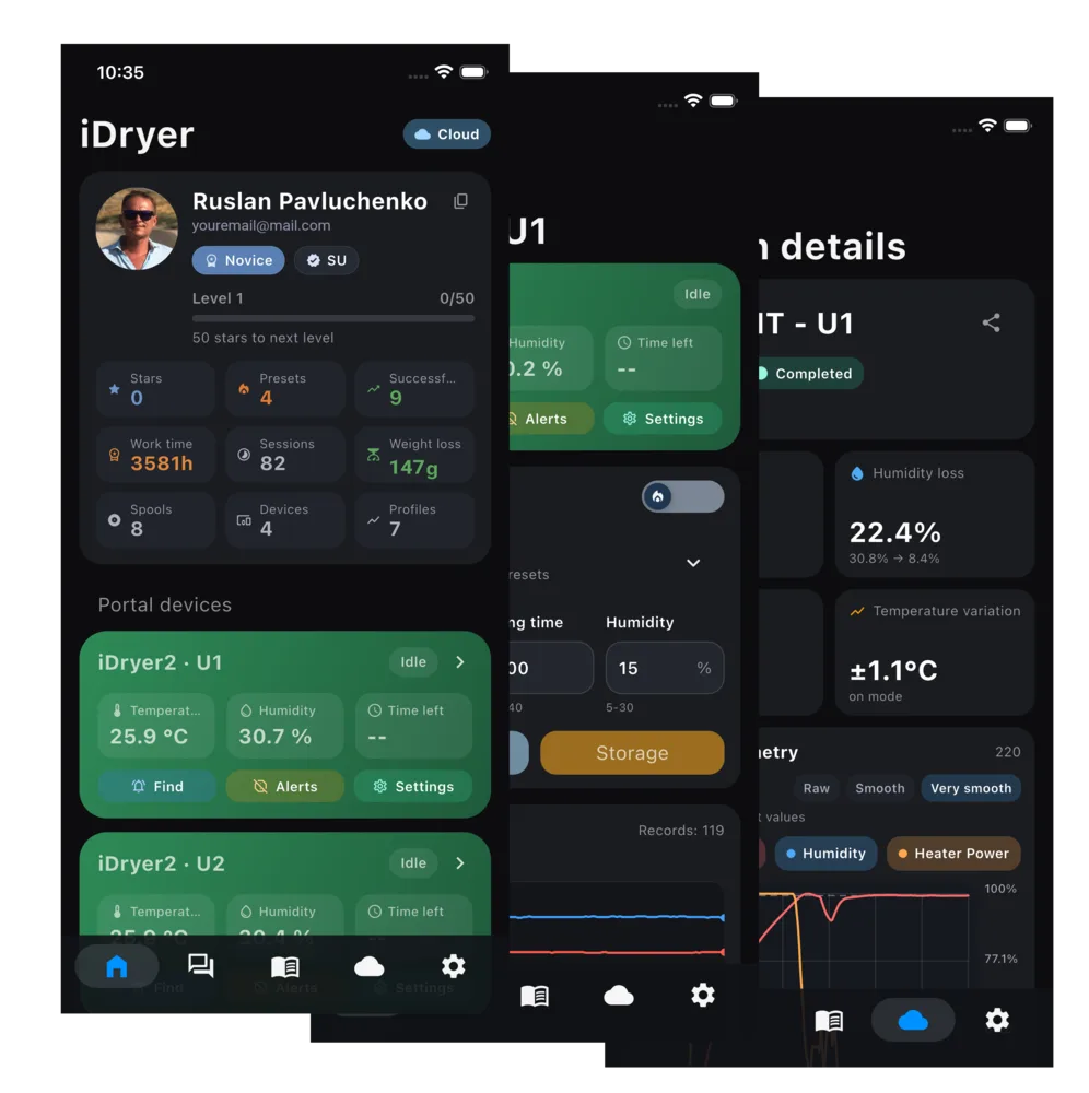 iDryer App